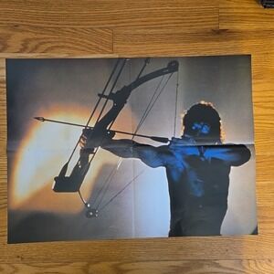Double Sided Sylvester Stallone Rambo Poster 22"x16"